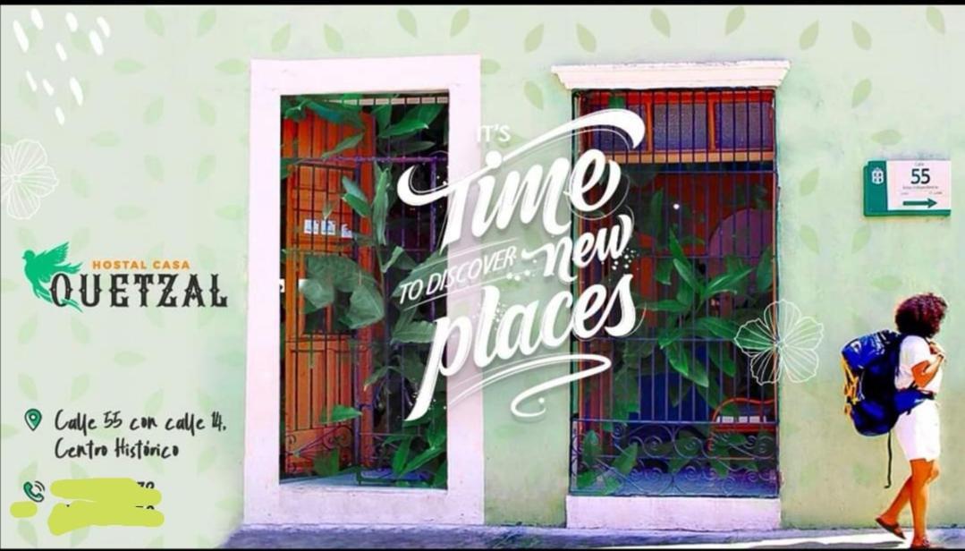 Hostel Casa Quetzal Campeche Eksteriør billede