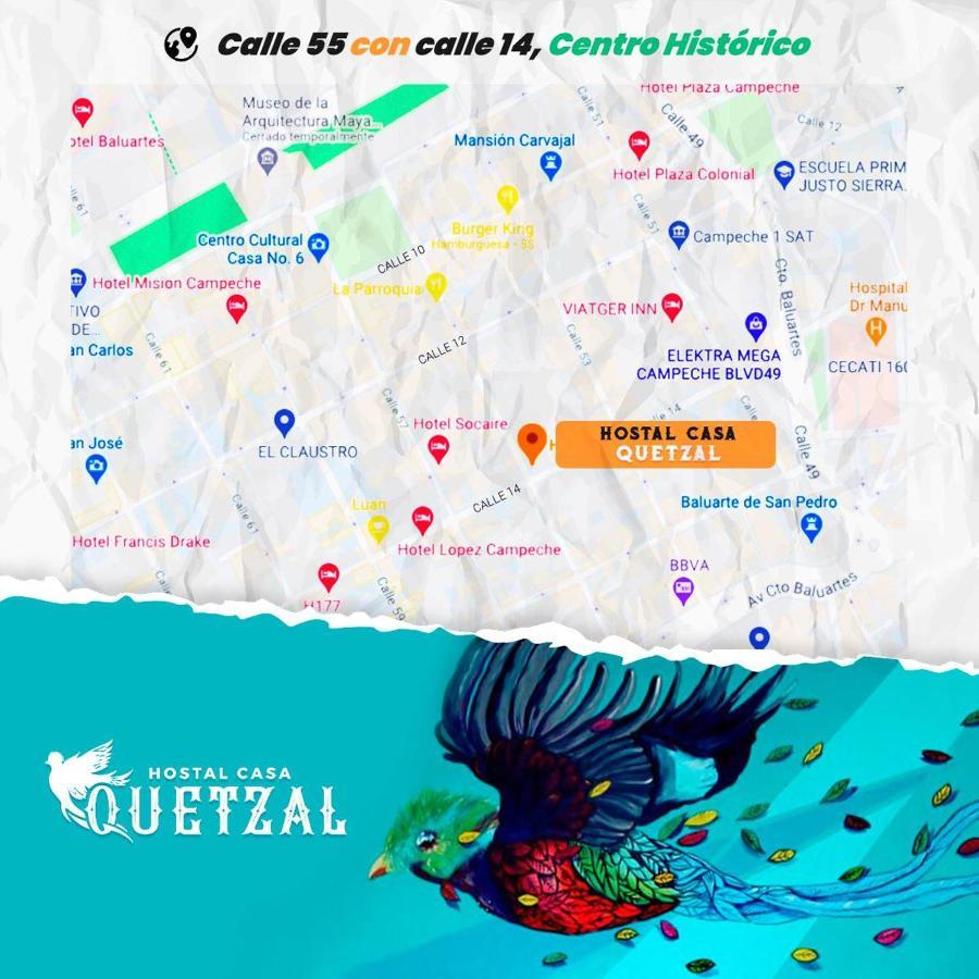 Hostel Casa Quetzal Campeche Eksteriør billede